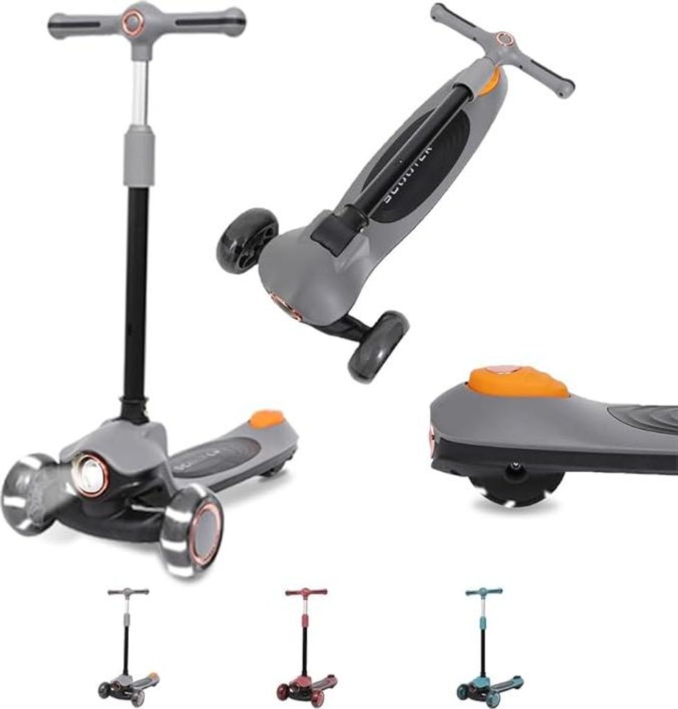 Habib Gruppe Kinderroller  Premium LED Scooter 3-Rad | Produktbild 
