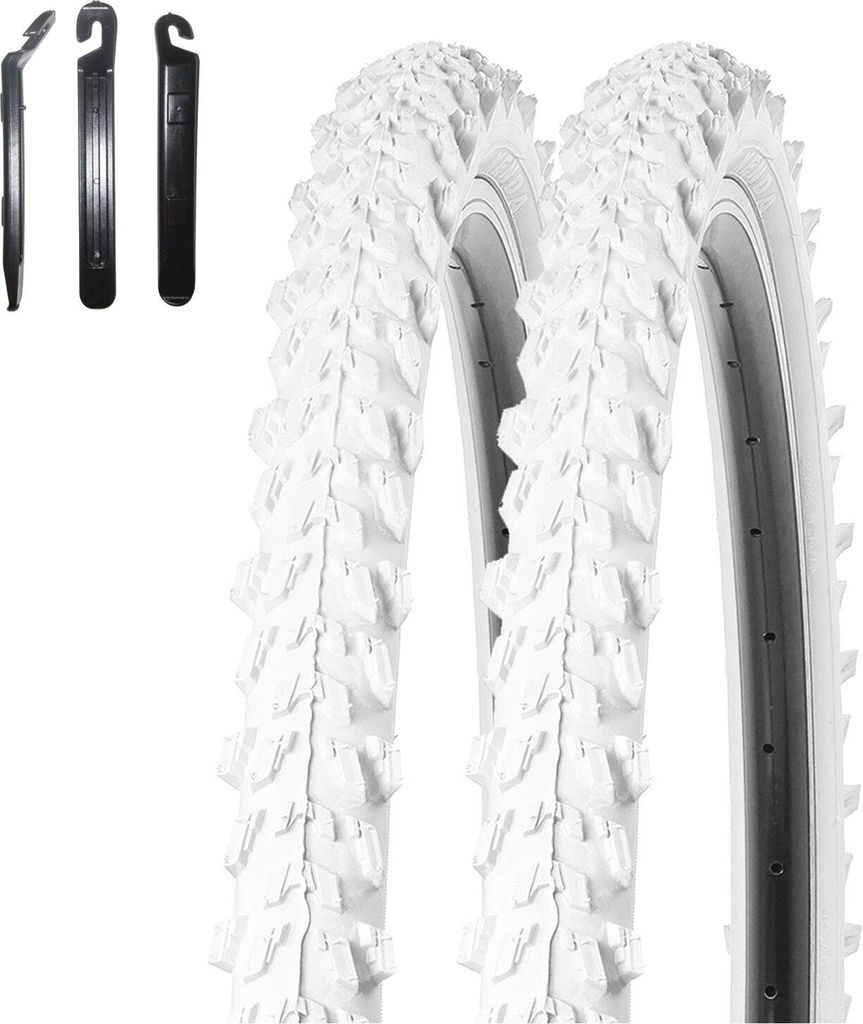 2 x Kenda 24" Pyscho K-829 Fahrradreifen in Weiß 50-507 (24 Produktbild 1