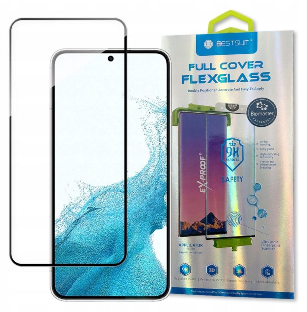 Bestsuit Sklo s tvrdenou fóliou a rámom Samsung Galaxy S22+ Obrázok produktu 