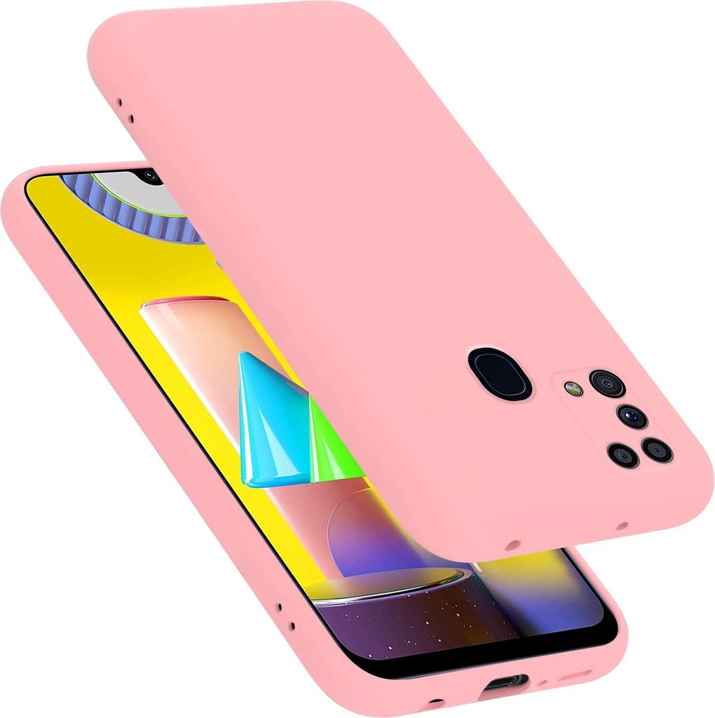 Cadorabo Schutzhülle für Samsung Galaxy M31 Hülle in Rosa Handyhülle Case Cover TPU Etui