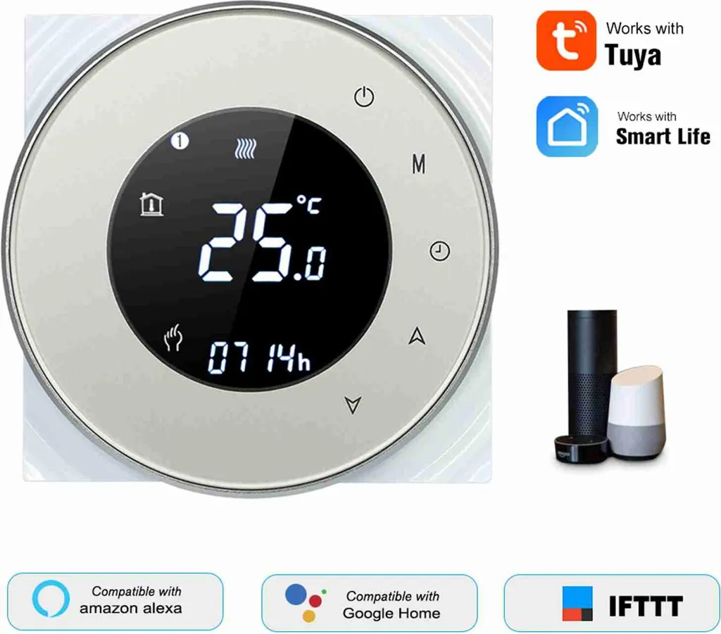 Régulateur de température programmable LCD pour chaudière gaz et murale - 4