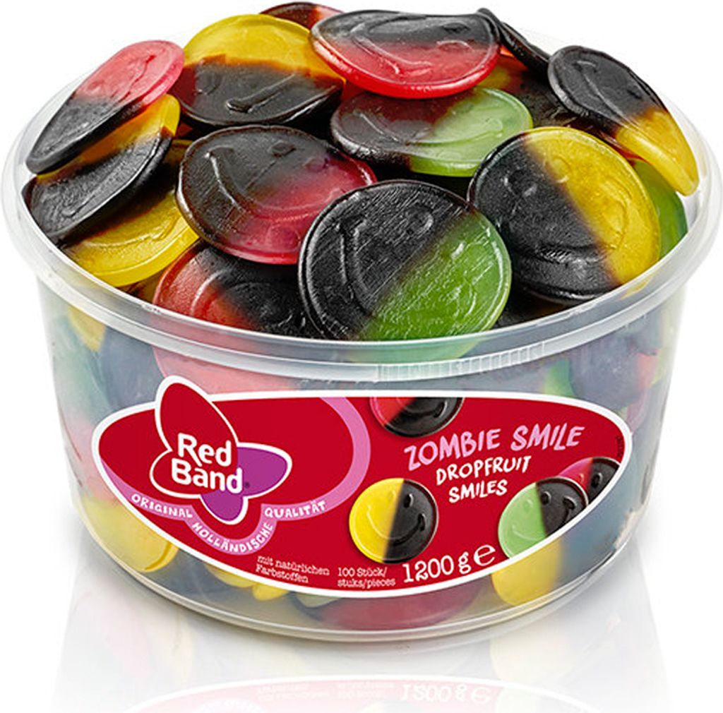 Red Band Zombie Smile gomma alla frutta e liquirizia 3 Immagine del prodotto 