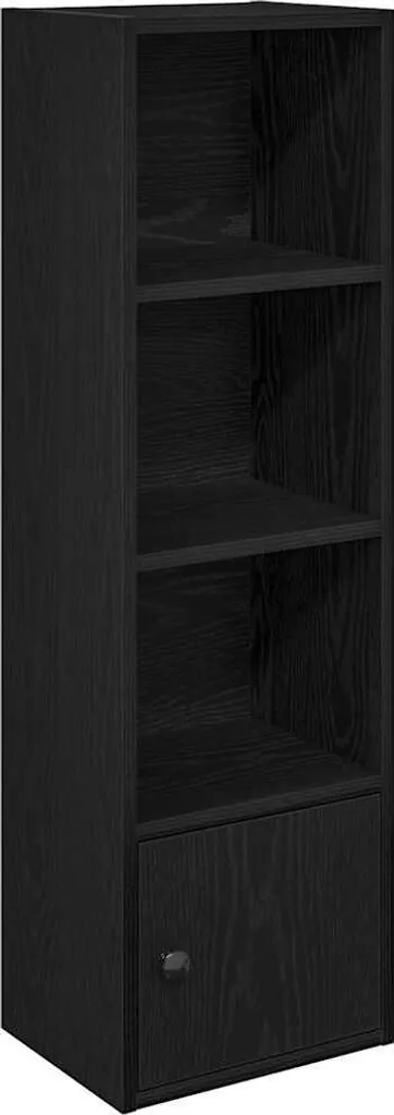 Mobile Libreria SYFAX™ 102cm Rovere Nero - Scaffale Multistrato Casa