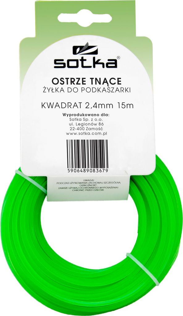 Schneidklinge 2,4 mm Vierkant 15m
