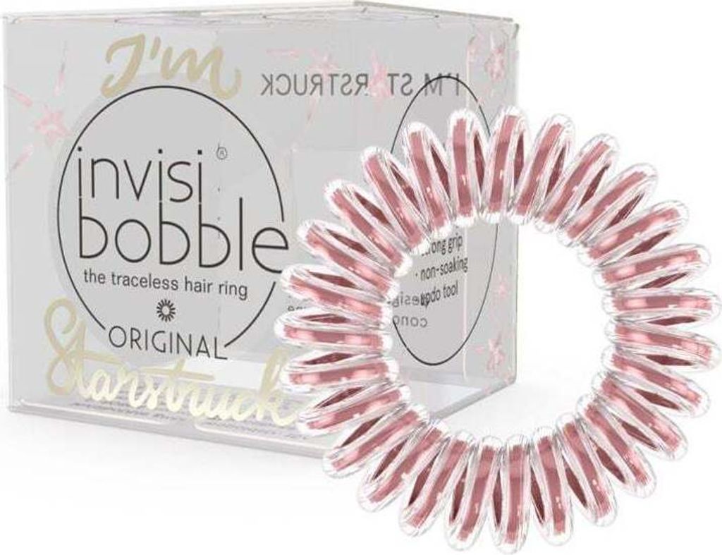 Invisibobble Original Spiral-Haargummi Mother of Chrome (3 Stück)