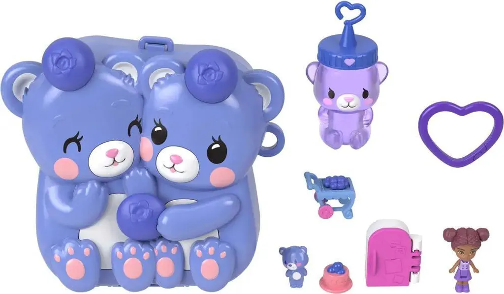 Polly Pocket Animal en Plastique Multicolore Jouet Educatif 4 Ans JKC48