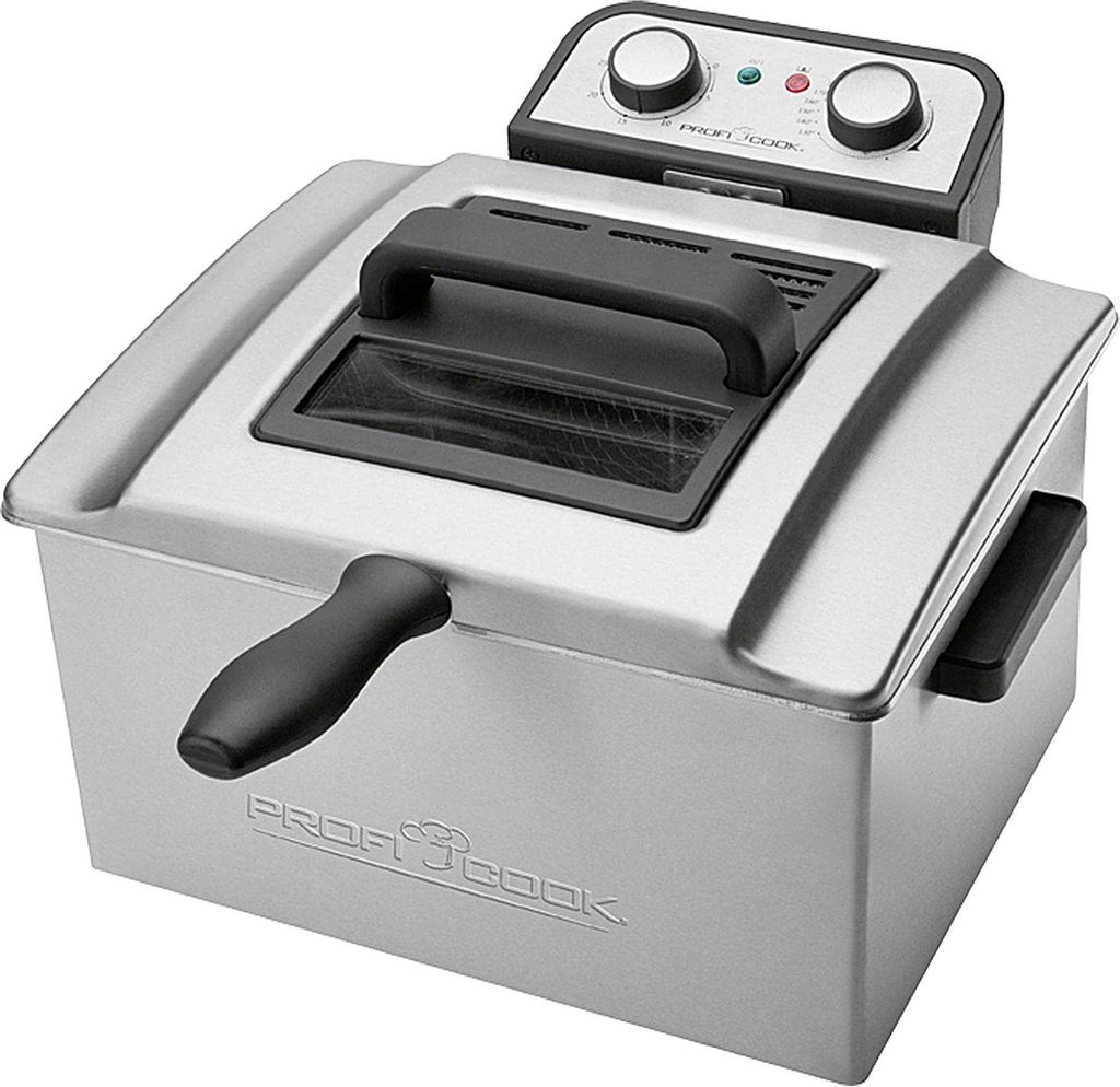 ProfiCook PC-FR 1038 Doppel Fritteuse Edelstahl Produktbild 