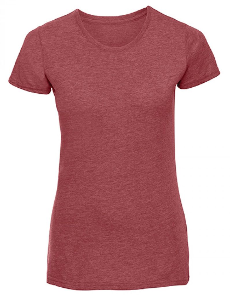 Russell Ladies HD Tee Red Marl - Größe XL