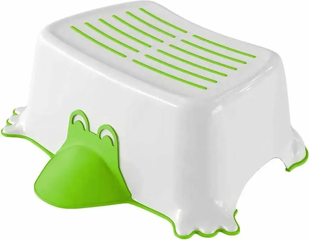 Sgabello Gradino Bimbi DUCK Verde: Bagno e Cucina in Autonomia