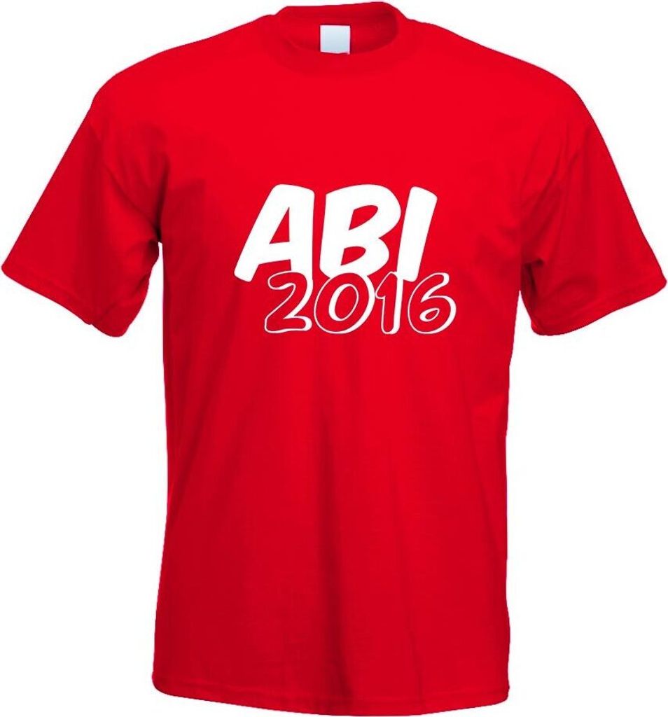 Kiwistar - T-Shirt - rot - Abi 2014 Motiv 1 Motiv Bedruckt Funshirt Design Print - mit Motiv Bedruckt - Funshirt Design - Sport - Freizeit - Herren...