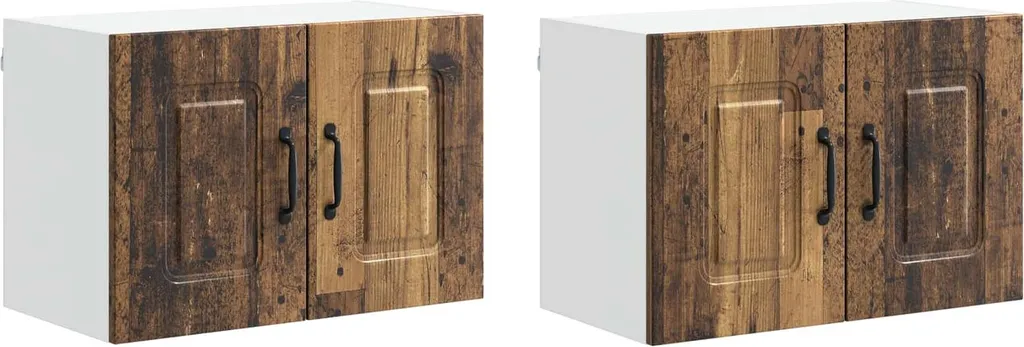 SYFAX™ Mobile da cucina Kalmar 2 pcs Legno vecchio 60 x 31 x 40 cm