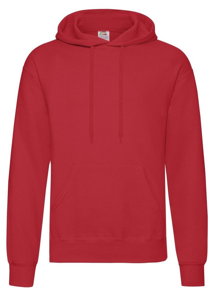 Fruit of the Loom - "Classic" Kapuzenpullover mit Kapuze für Herren FK3165 (3XL) (Rot)