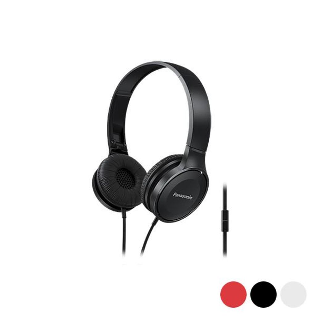 Panasonic RP-HF100ME-K On-Ear 3,5mm schwarz Produktbild 