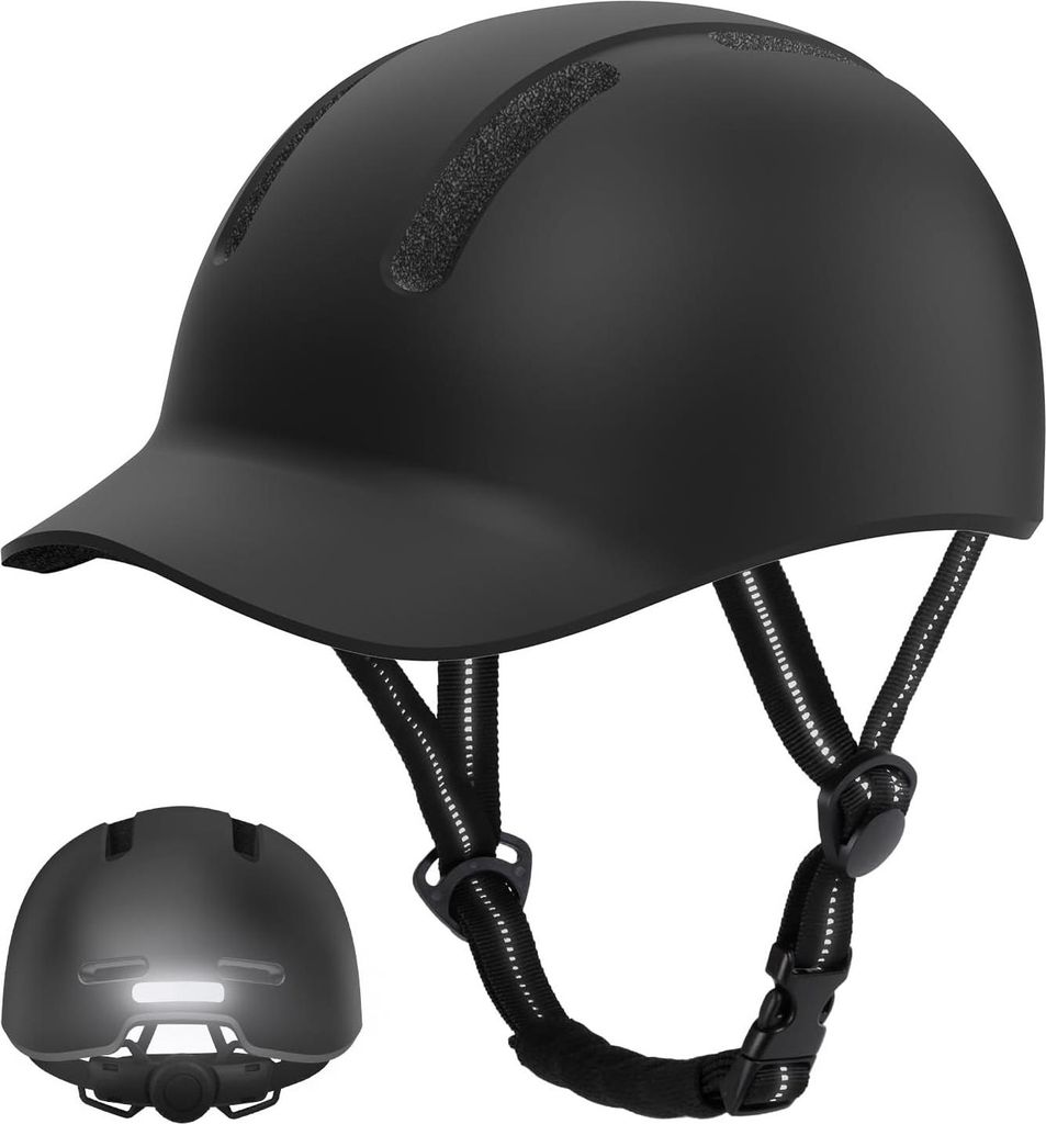 KINGLEAD Fahrradhelm,Urban Commuter Helm,Stylischer Fahrrad Helm Herren und Damen für Radfahren Trekking City Roller Verstellbarer