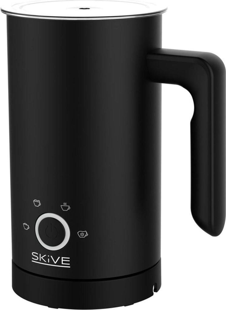 6x Elektrischer Milchaufschäumer 600ml 500W 4 Stufen | Leistungsstarkes Gerät mit Temperaturwahl | Für heißen & kalten Milchschaum