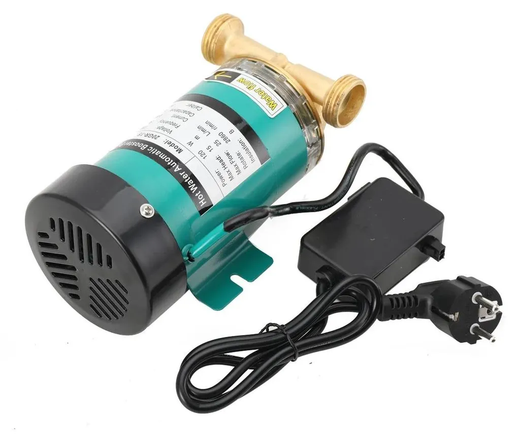 Pompe de circulation d'eau 120W pour booster le débit de la douche