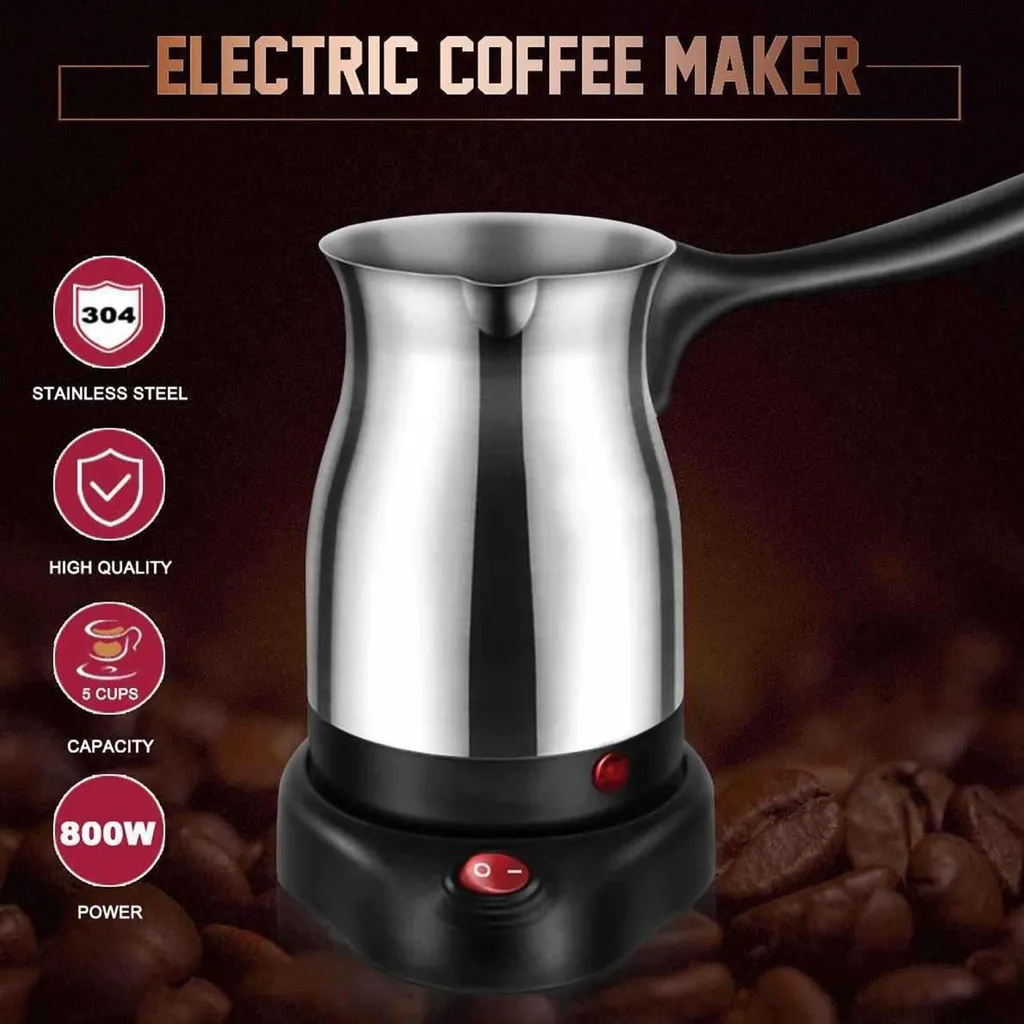 Machine café turc électrique 600ml : Idéal pour vos petits déjeuners - 6