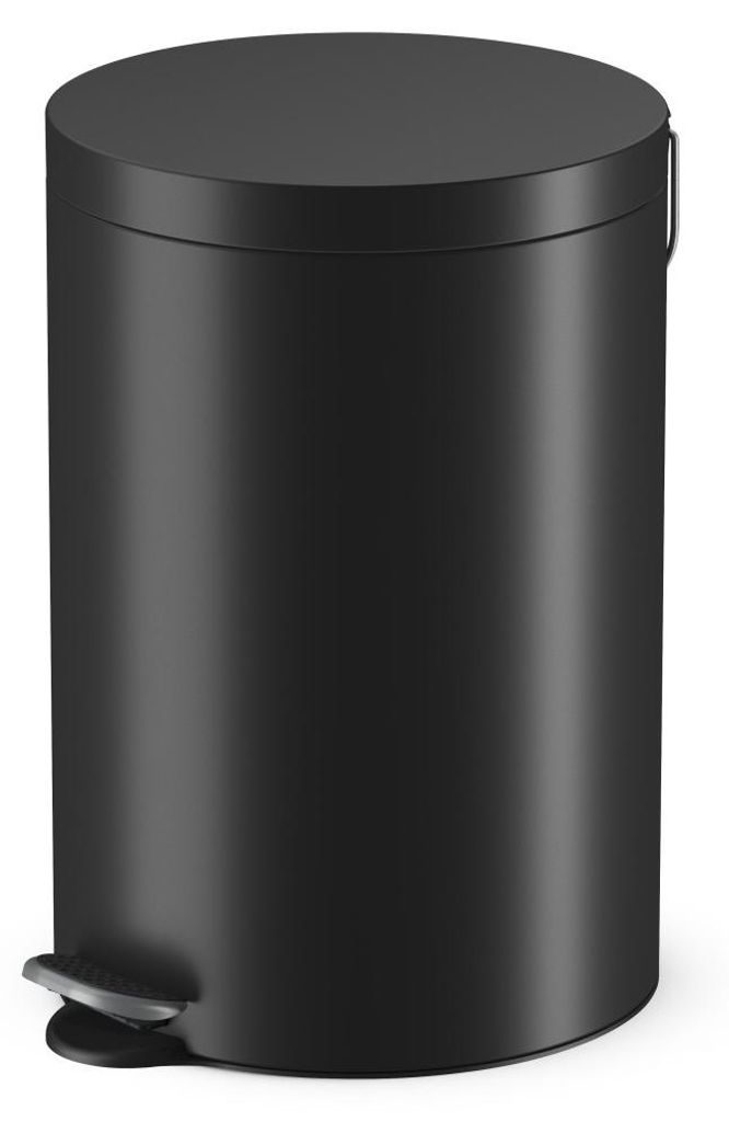 HAILO poubelle à pédale 5020601 Selekta ronde 20 l noire Image du produit 