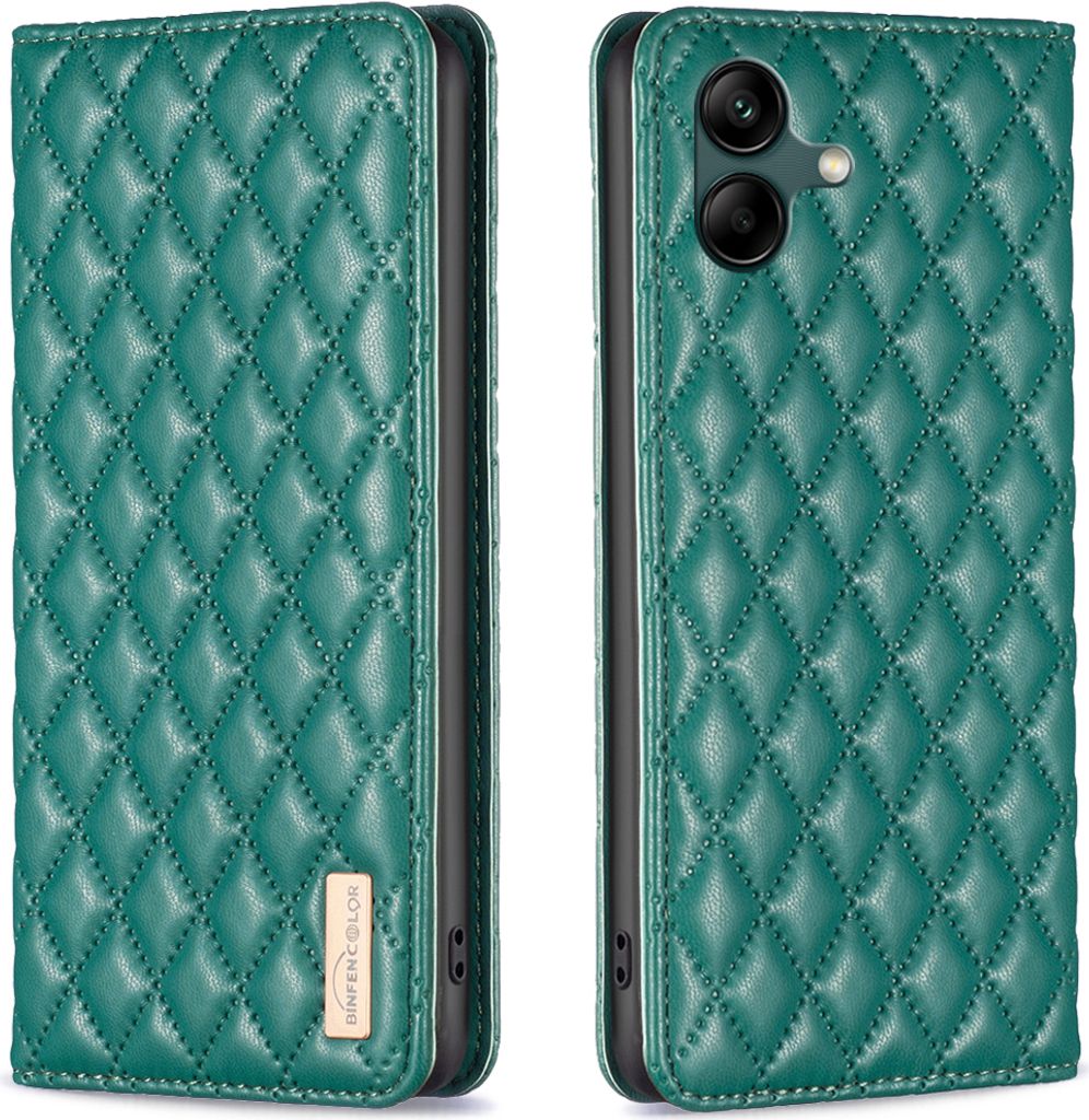 Galaxy A04 4G Hülle, Elegant Bookstyle Flip Leder Kartenfächer Schutzhülle mit Ständer für Samsung Galaxy A04 4G Grün