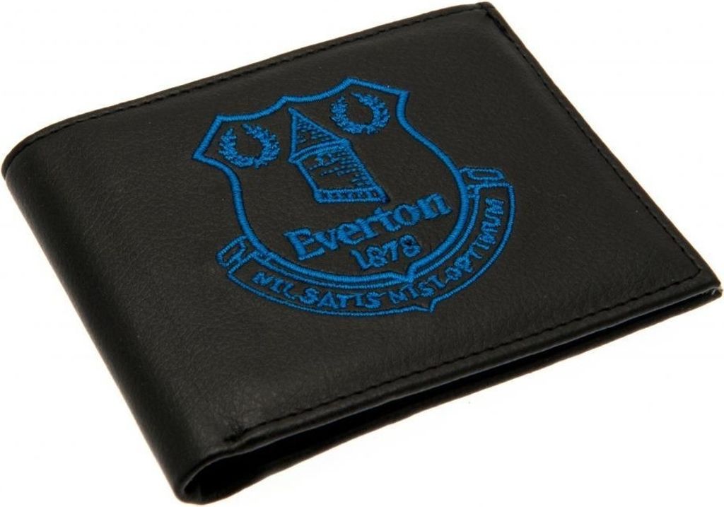 Everton FC - Brieftasche bestickt TA4836 (Einheitsgröße) (Schwarz)