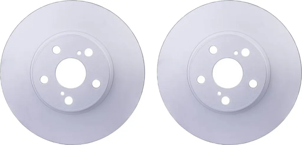 Paire de disques de frein ventilés HELLA pour châssis Toyota et Scion