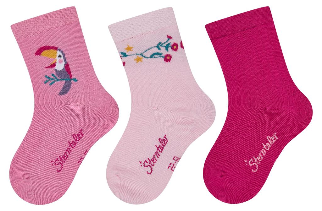 Sterntaler Socken 3er-Pack Tukan