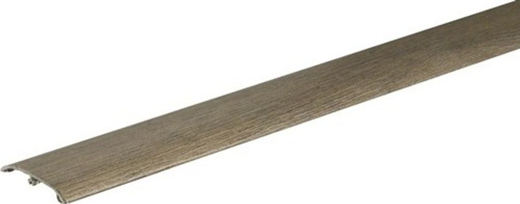 SKANDOR Übergangsprofil Aluminium Dowel-Fix Eiche silber 37,5x5,5x900 mm