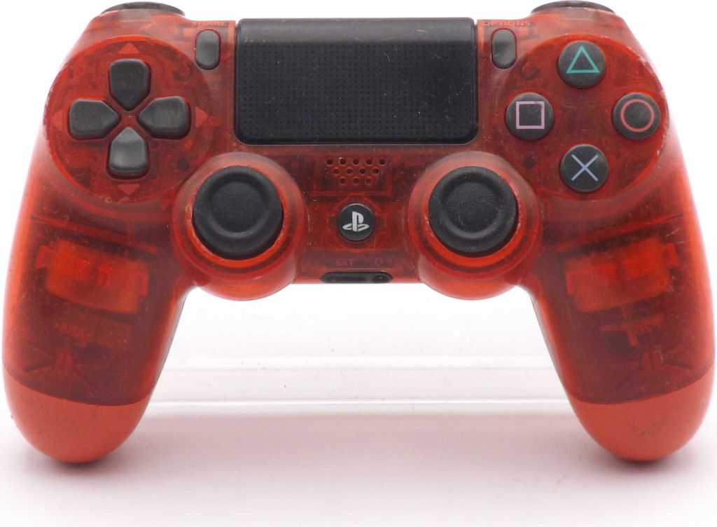 PS4 Dualshock Joypad Wireless Controller-rot trans Produktbild 