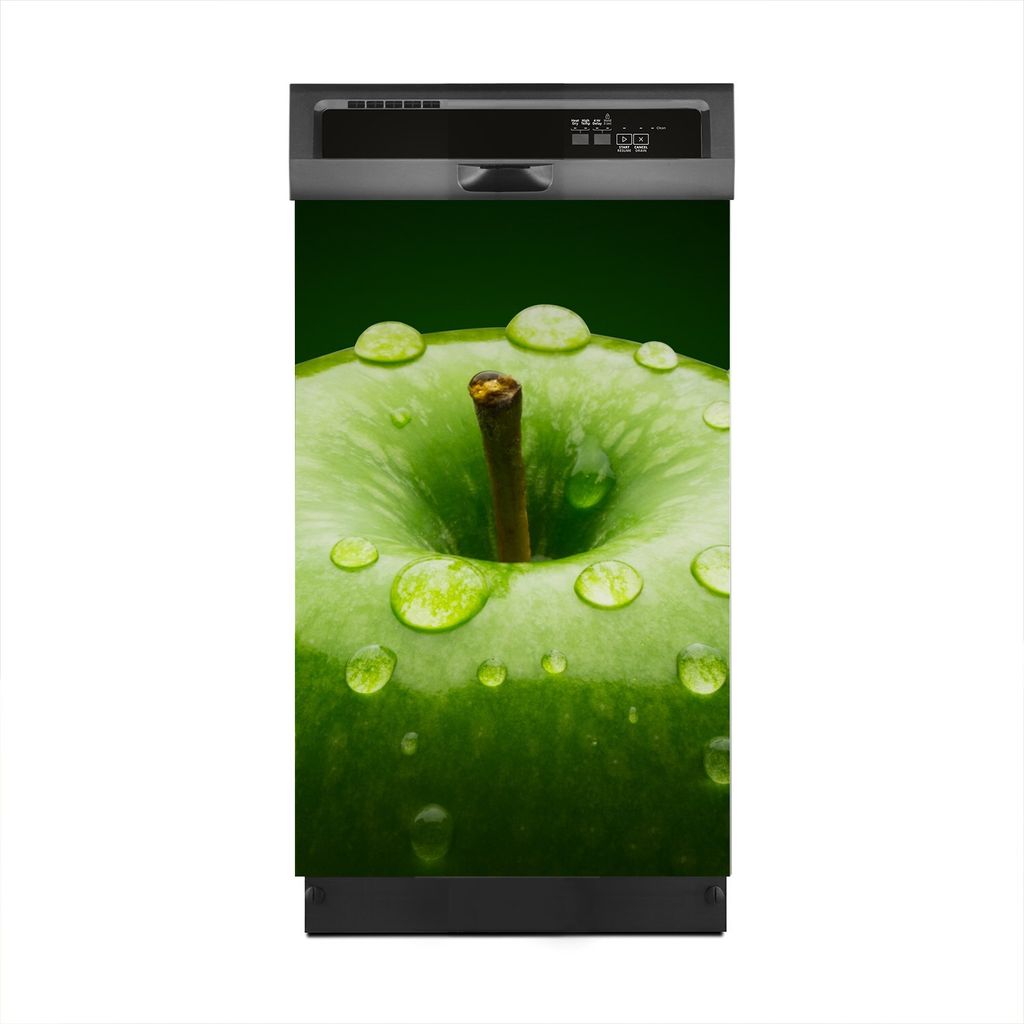 Magnete Dekorative 45x70 cm Küche Magnetmatte Spülmaschine - Grün Apfel Obst