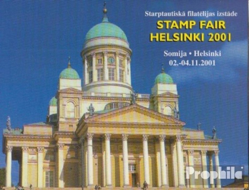 Briefmarken Lettland 2001 Mi 556MH (kompl.Ausg.) Markenheftchen postfrisch Kirchen
