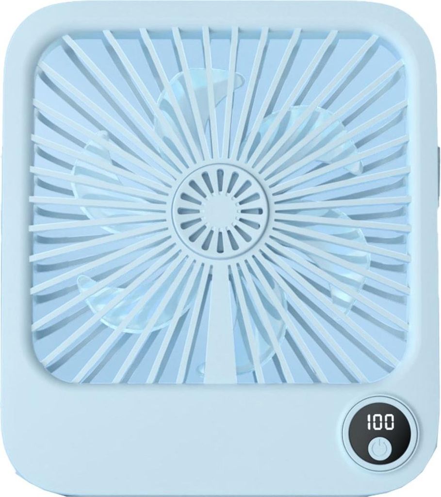 Tischventilator mit verstellbarem Ständer W30 blau