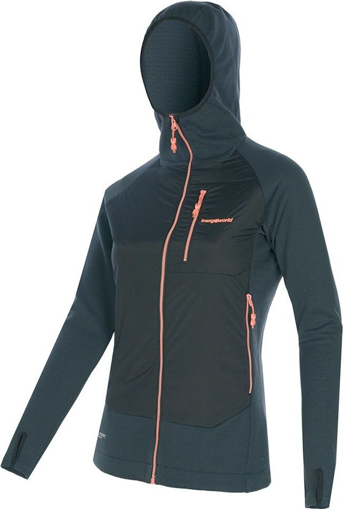 Trangoworld Trx2 Hybrid Lt Pro Kapuzenfleece Grau L Frau Grau L