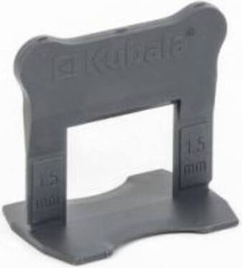 KUBALA 1818 Nivelliersystem-Clips 1,5 mm, 500 Stück