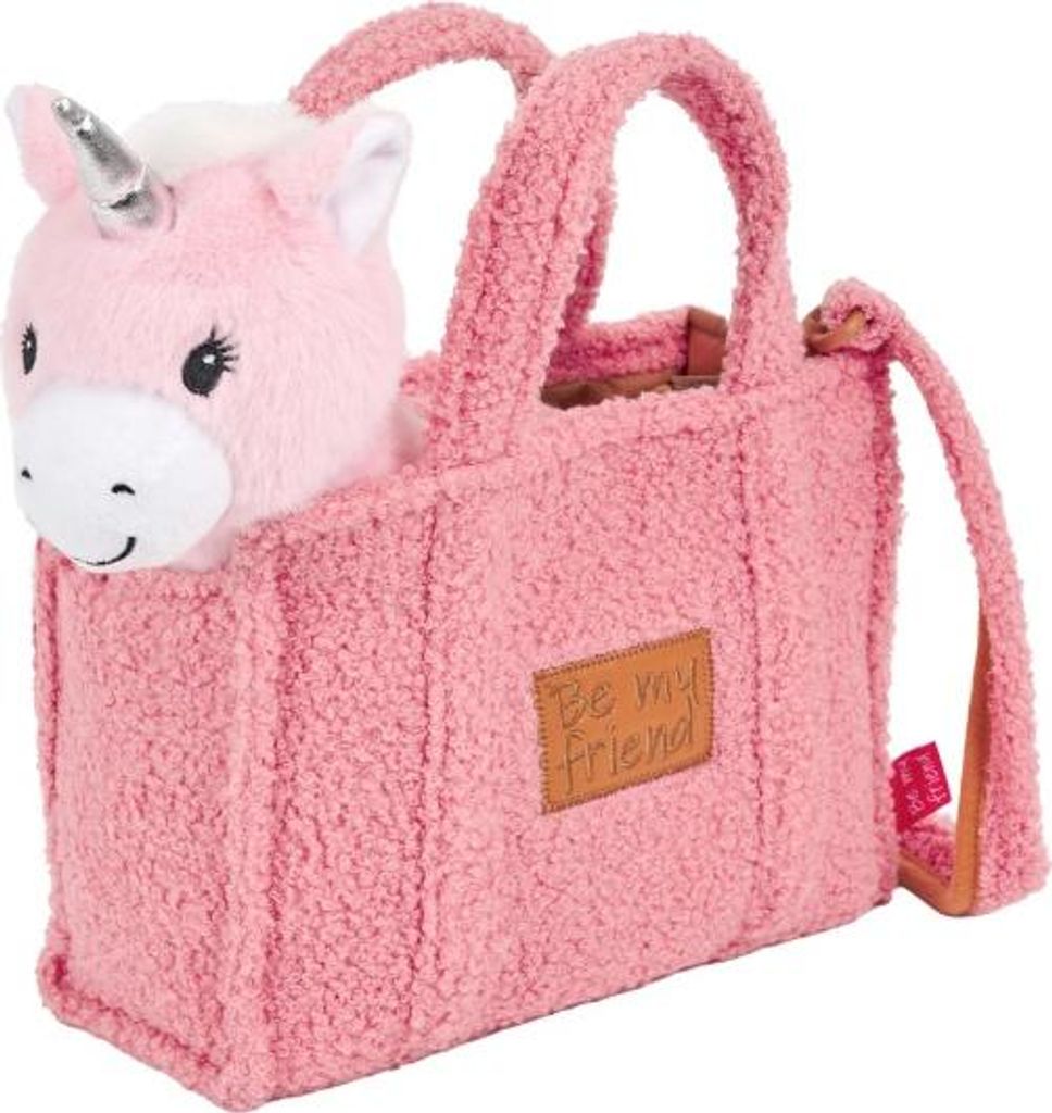 Einhorn-Plü sch+ Tasche 28cm Produktbild 