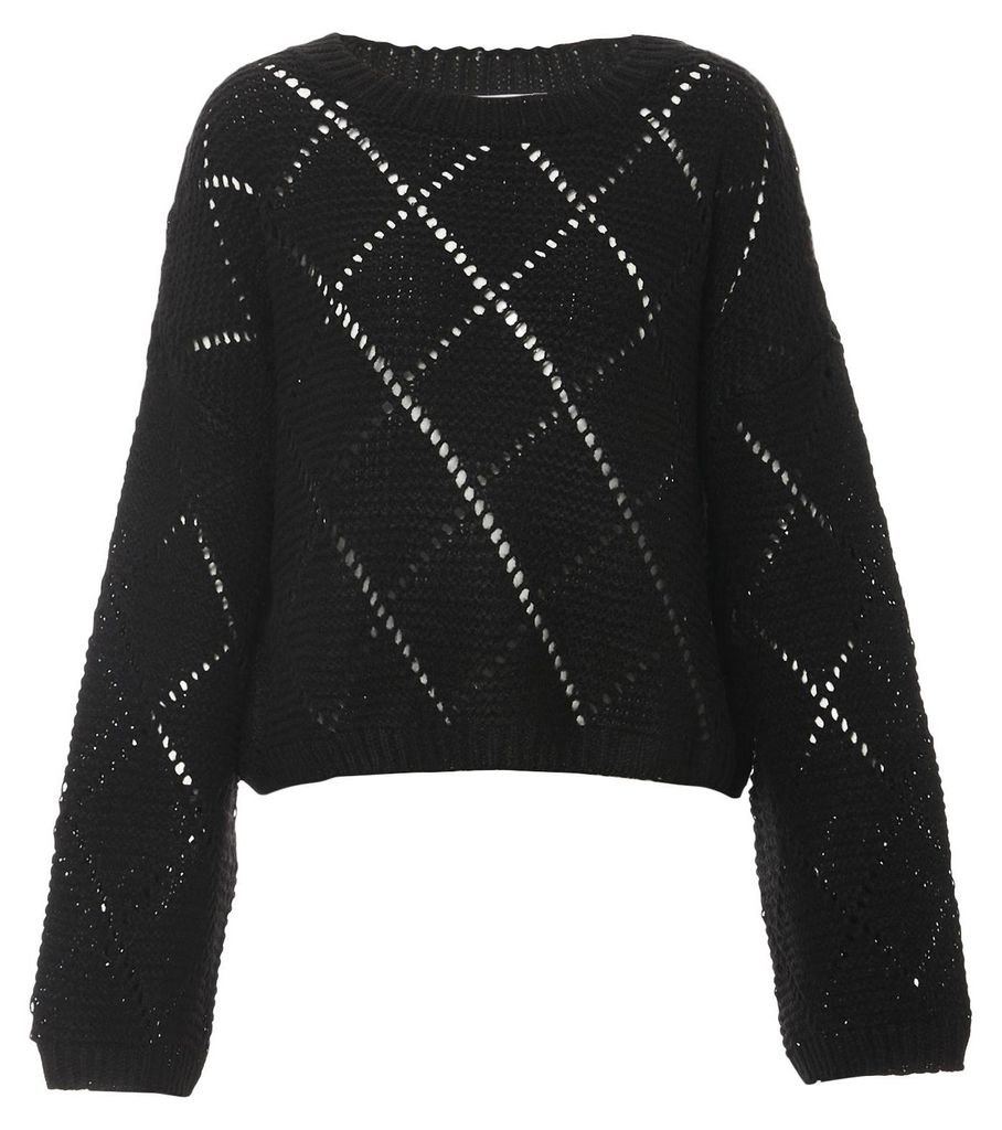 AODA damen strickjacke - schwarz, XS/S