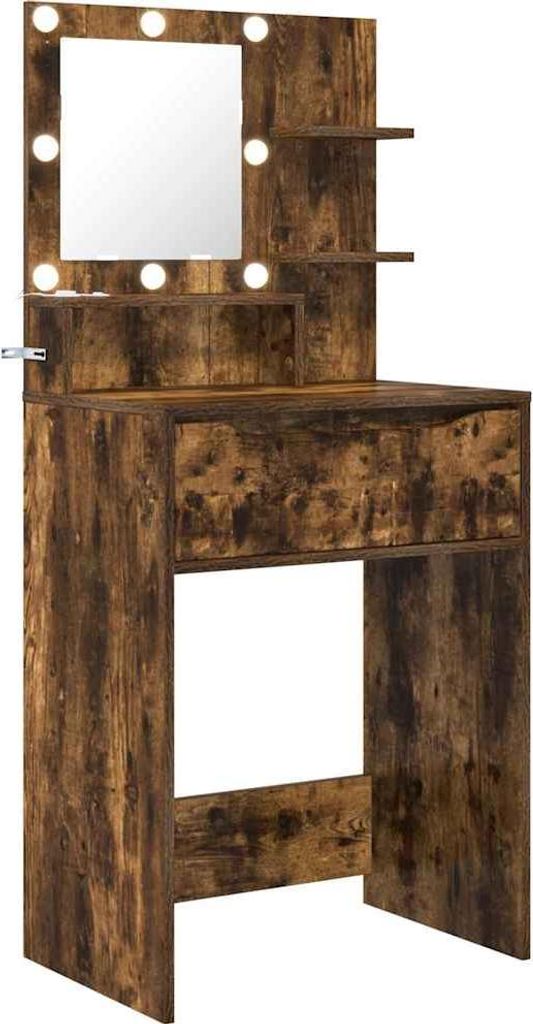 Schlafzimmer-Frisiertische Geräucherte Eiche 80 x 39,6 x 135 cm