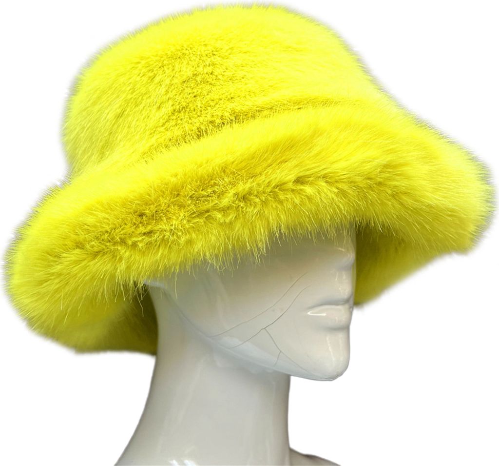 Damen Basin Hat Kunstfell Satte Farben Weich Verdickt Flauschig Warm Halten Dekoratives Kreatives Design Bucket Hat Kleidung Accessoire
