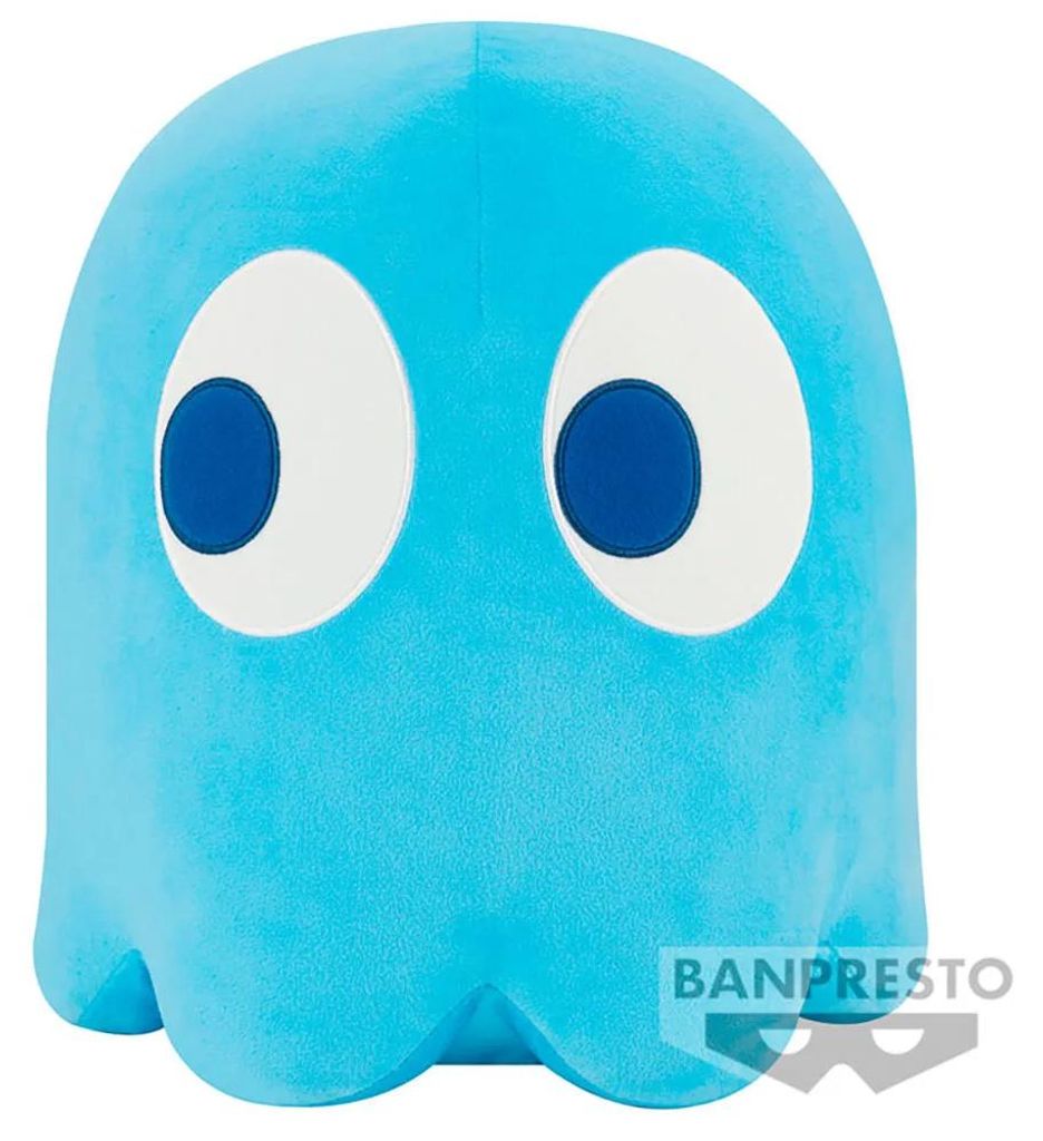 Banpresto Pac-Man Pluche Knuffel, 31 cm, Blauw. Geschikt Productafbeelding 