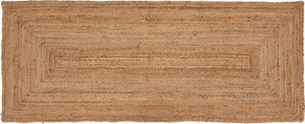 Tapis de jute naturel JUTEPI 80 x 200 cm - Tissage artisanal durable