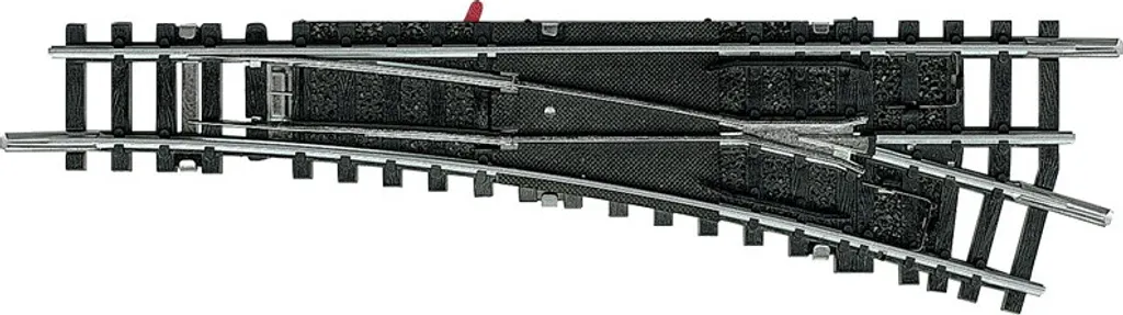 Aiguillage à droite R4 Minitrix 14939 pour créer des déviations de voie N