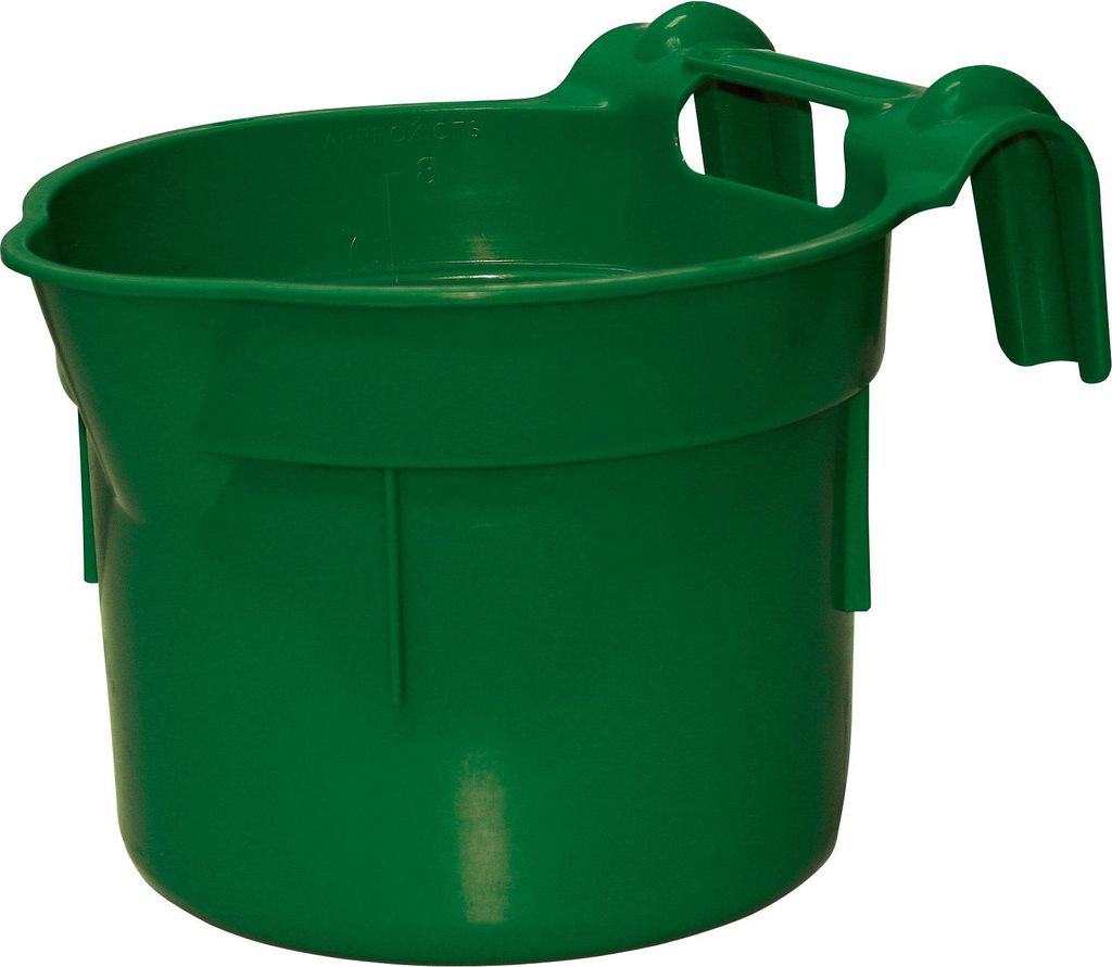 Futtertrog zum Einhängen 8 L grün Produktbild 