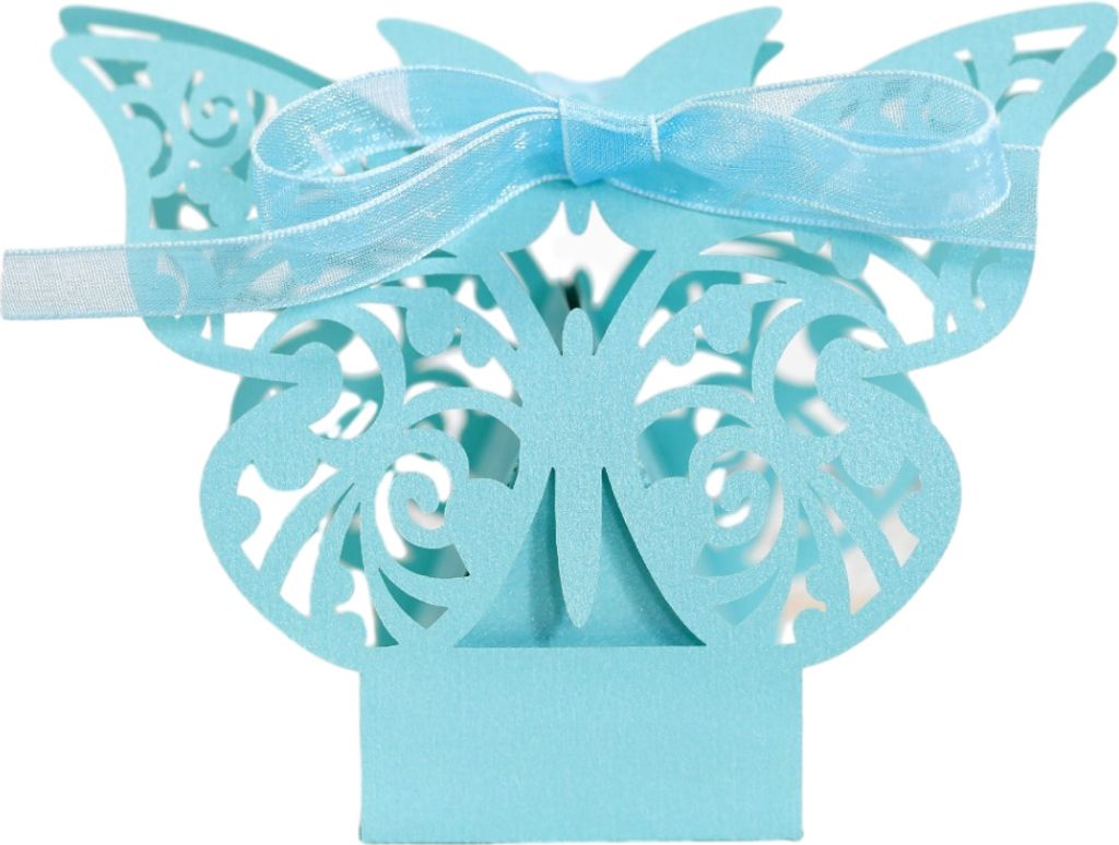 50 Packungen 3D Schmetterling Hochzeit Gunst Boxen, Laser Cut Party Favor Box Für Süßigkeiten Schokolade