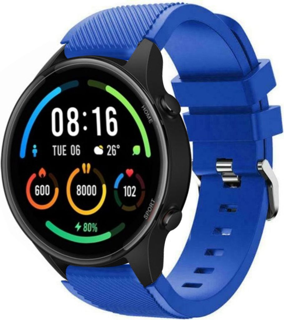 Strap-it Xiaomi Mi Watch Silikonarmband (Blau)
