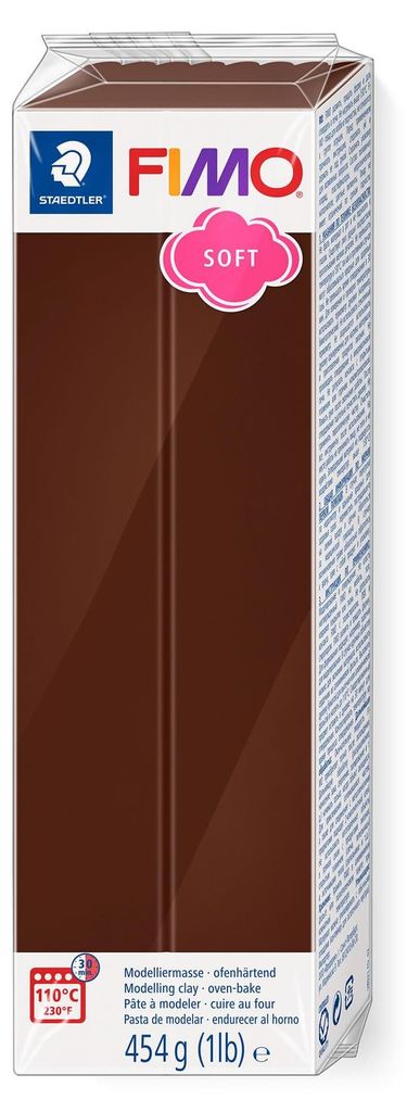 FIMO Mod.masse Fimo soft 454g cioccolato (8021-75) Immagine del prodotto 