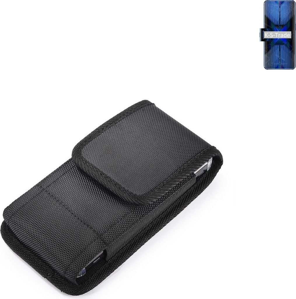 Holster Gürteltasche kompatibel mit Huawei Enjoy 20s Holster Gürtel Tasche wasserabweisend Handy Hülle Schutz Hülle Outdoor schwarz K-S-Trade