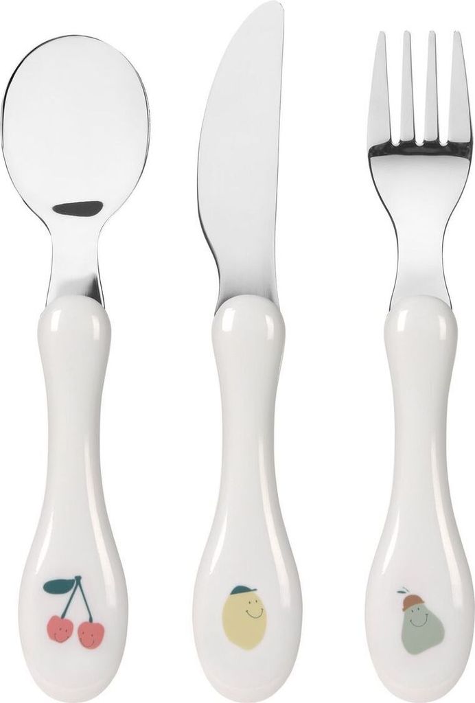 Lässig 3-tlg. Besteck-Set Cutlery - Happy Fruit