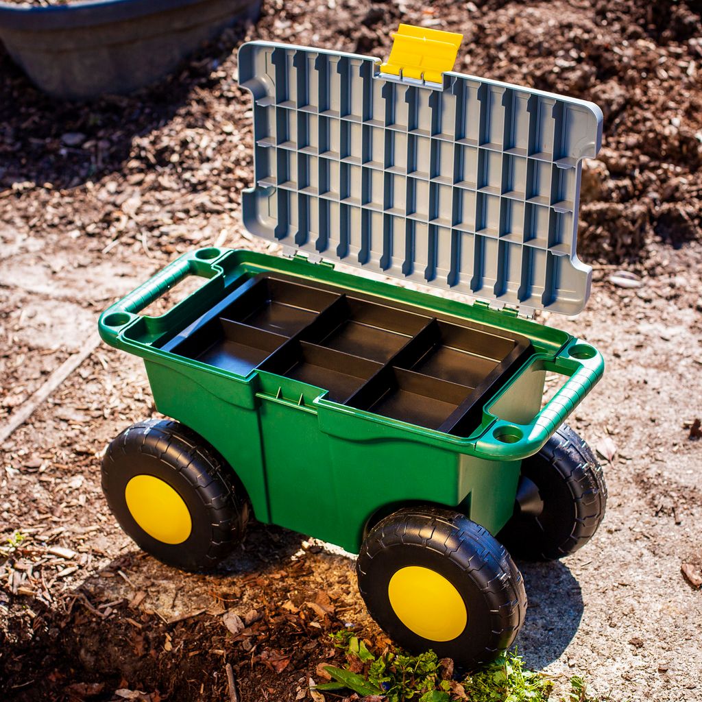 UPP Roll-Sitz-Box 3 in 1 Rollwagen Sitzwagen Werkzeugwagen Produktbild 2