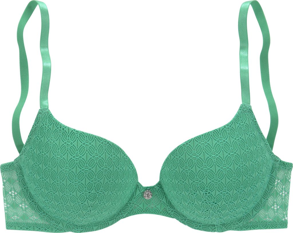 LASCANA Push-up-BH grün Größe 80 Cup D
