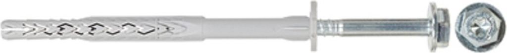 Fischer Langschaftdübel SXRL 10x100 FUS R mit Sechskantschraube und U-Scheibe, rostfrei