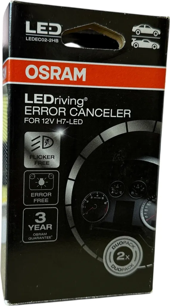 Solution CAN-Bus H7 Osram LEDriving pour éviter les erreurs de tableau